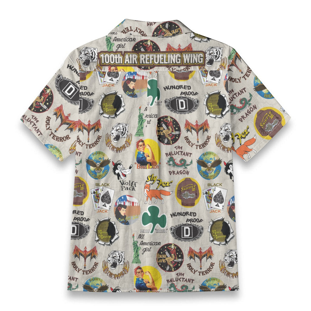 All-Over Print Men's Casual Hawaiian Short Sleeve Shirt | 125GSM Cotton